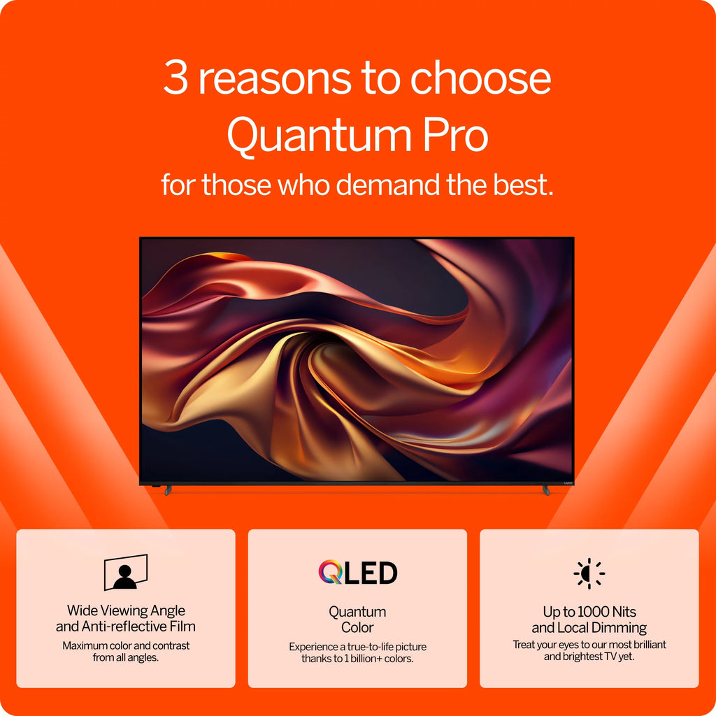 65" Class Quantum Pro 4K QLED HDR 120Hz Smart TV V901675