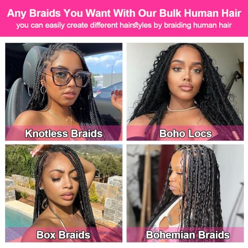 100g 100% Unprocessed Brazilian Virgin Curly Braiding Human Hair Extensions T209