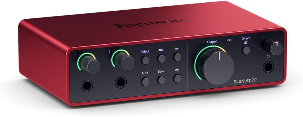 USB Audio Interface with CR3-X Multimedia Monitors and 24 Pack Acoustic Wedge Panels B380