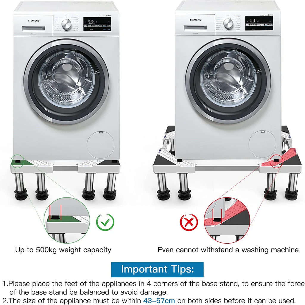 Silver Mini Fridge Stand for Washer H84227