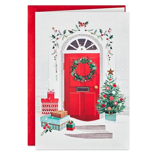 40 Cards and 40 Envelopes Red Front Door Boxed Christmas Cards W451