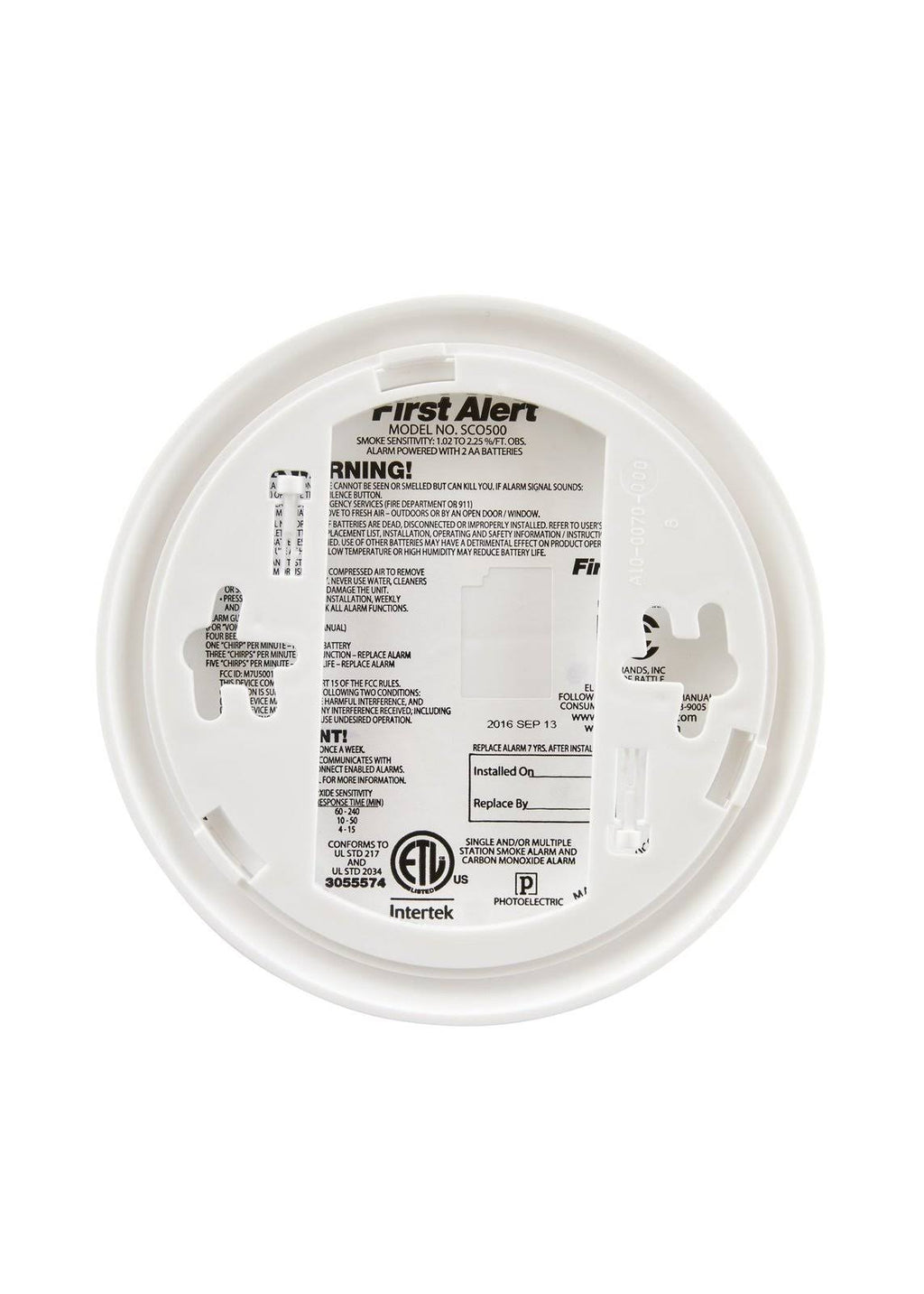 Wireless Interconnected Photoelectric Smoke and Carbon Monoxide Combo D827542