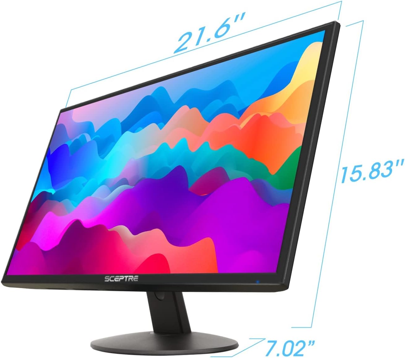24 LED Monitor 75Hz 1920 x 1080 FHD Resolution Computer Monitor with Built-in Speakers and VESA Mounting Z80185