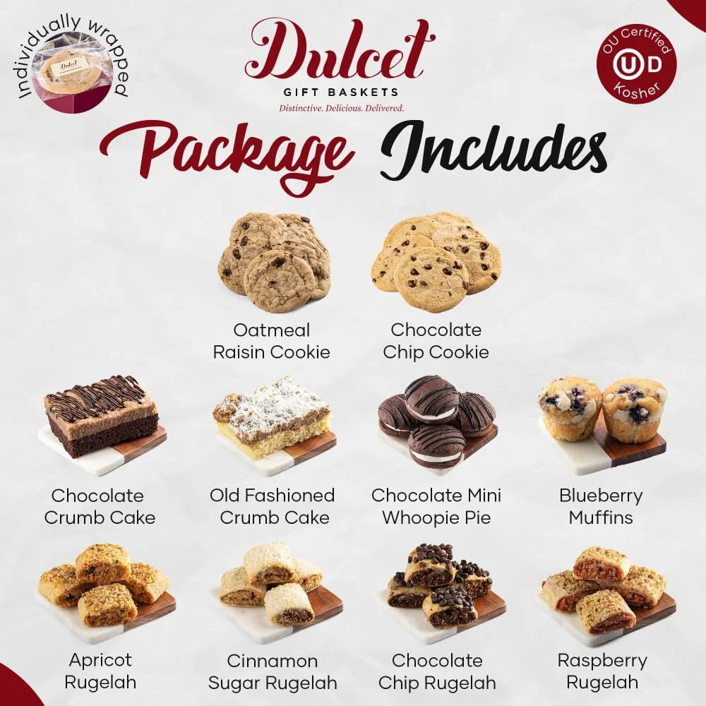 Baked Goods Box with Whoopie Pies, Cookies, Crumb Cake U9251