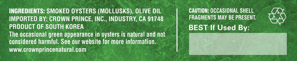 Smoked Oysters in Pure Olive Oil, 3-Ounce Cans (Pack of 18) H600651