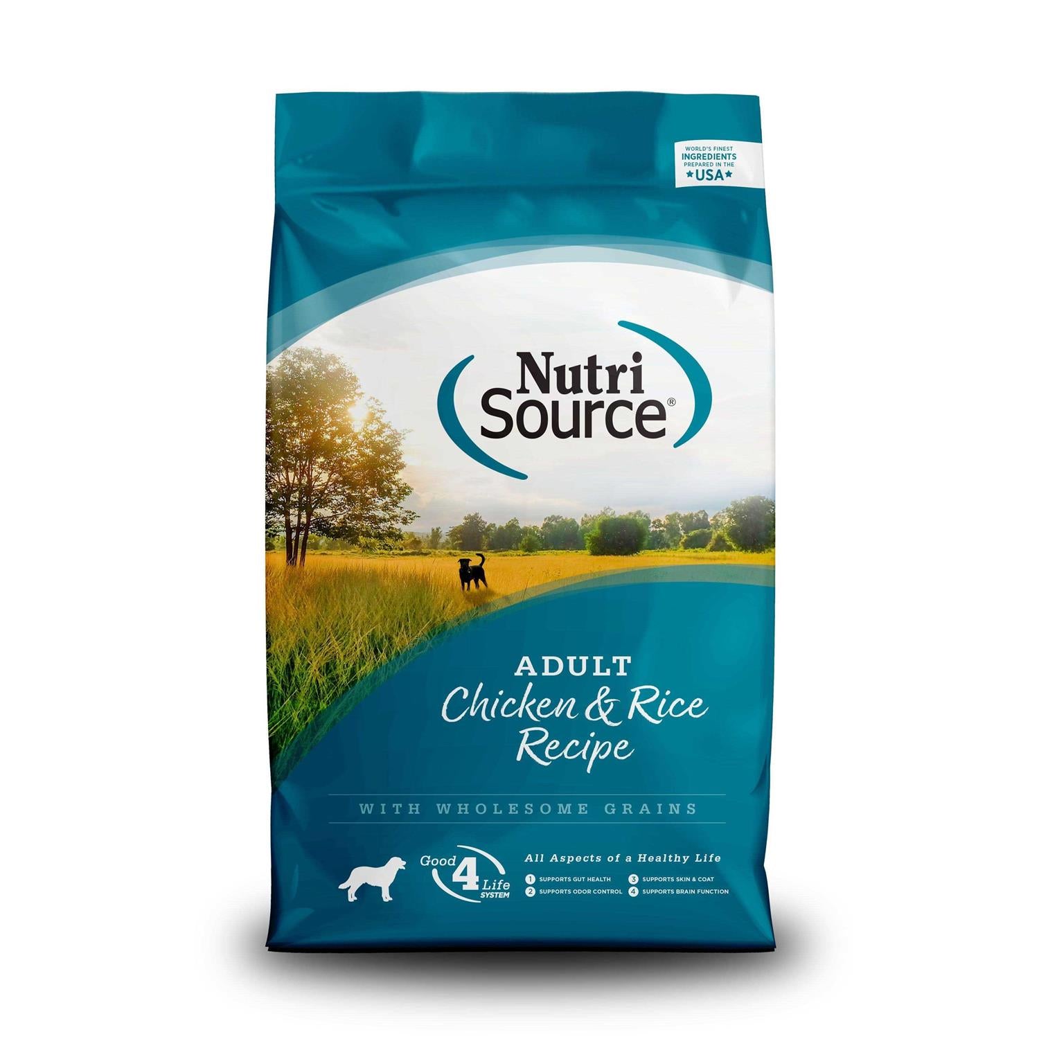 NutriSource Adult Chicken Rice Dry Dog Food M5007