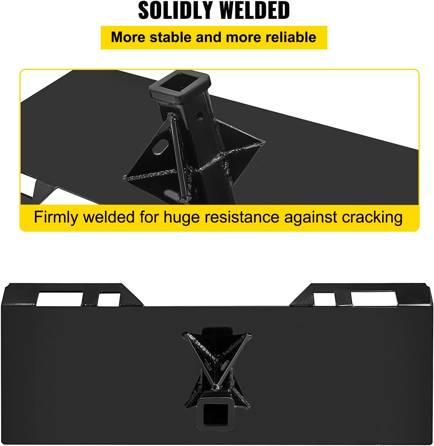 1/4 Thick Plate 3/8 Top Bar Quick Tach Attachment Mount Plate N3383