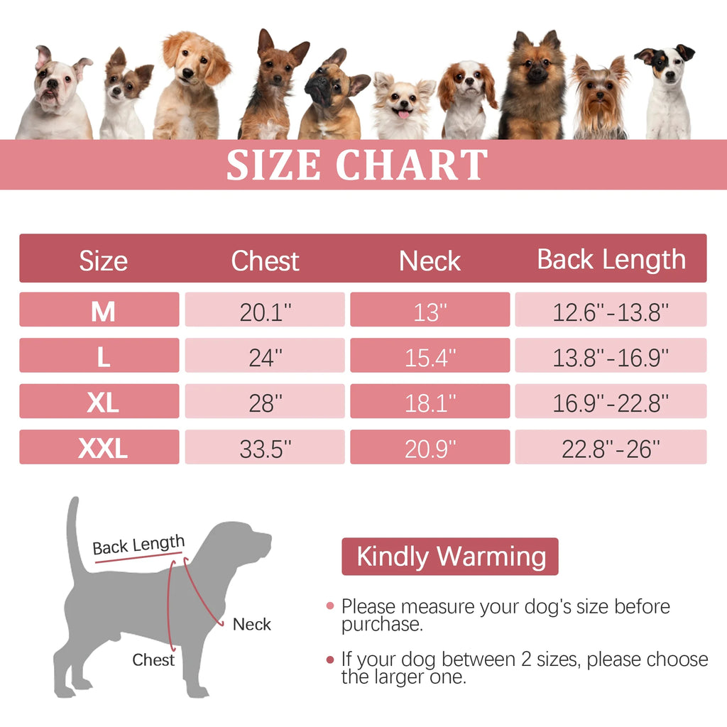 Dog Surgery Recovery Suit, Breathable Abdominal Wound Protector, Anti Licking Recovery Costume P1484